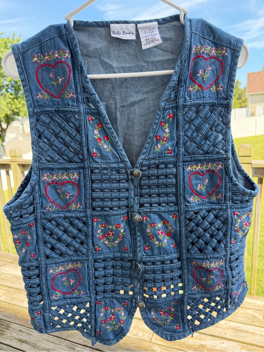 Vintage Bobbie Brooks Demin Vest